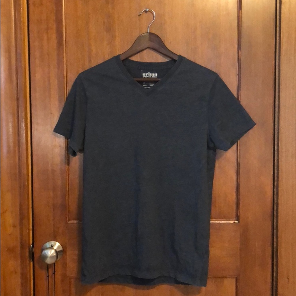 urban pipeline Blue V Neck Tee